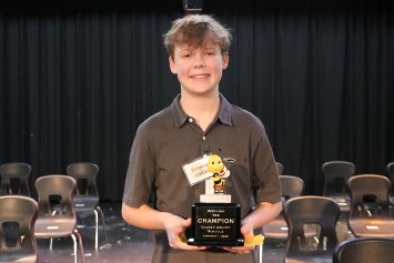  Belmont Middle student is spelling bee champion